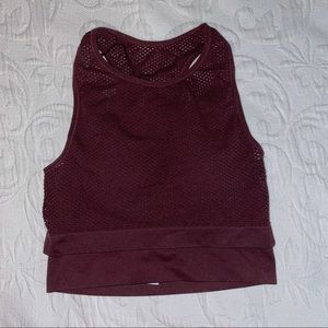 Mesh detail work out top